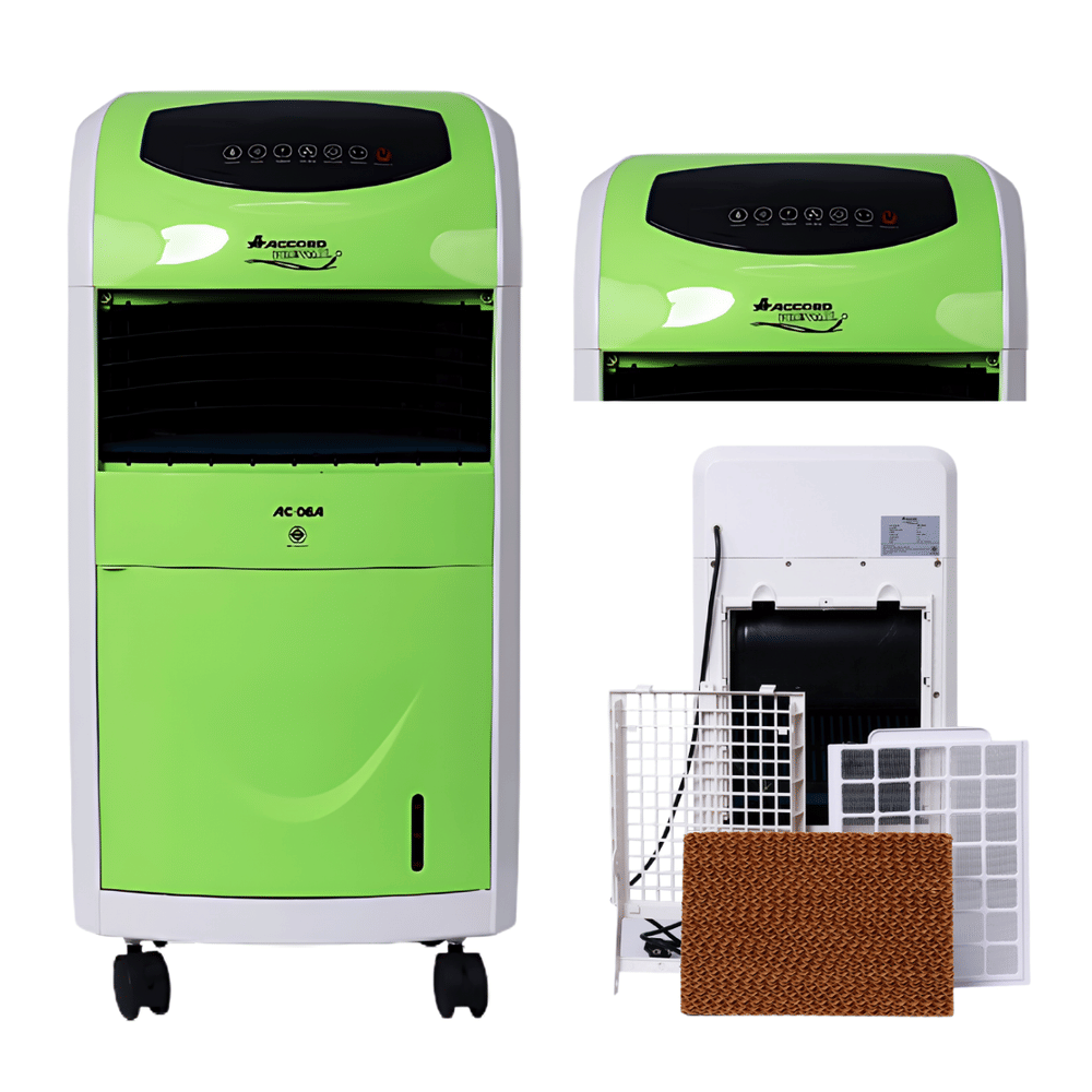 พัดลมไอเย็น Accord Prevail รุ่น AC-06A สีเขียว